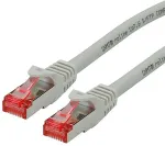 ROLINE - Patch-Kabel - RJ-45 (M) bis RJ-45 (M) - 7.5 m - SFTP, PiMF - CAT 6 - halogenfrei, geformt, verseilt - Grau (21.15.2606)