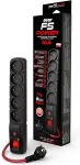 Acar F5 Power strip 16A (1,5m; black)