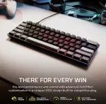 Klaviatuur CORSAIR CLIPPER PRO MINI 60 Hall Effect Gaming Keyboard, Backlit RGB LED, CORSAIR MGX Core, Black PBT DS Keycaps | Corsair