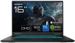 S&uuml;learvuti GigaByte GAMING A16 PRO DHY 16 Zoll Gaming Laptop Intel Core 7 240H NVIDIA GeForce RTX 5080 32 GB RAM 1 TB SSD Windows 11 Home Schwarz