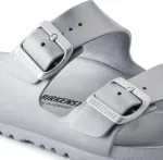 No name Birkenstock Arizona Essentials Sandals Unisex Metallic, Silver