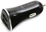 Tooner Platinet autolaadija + kaabel 2xUSB 3400mA, must (43719)