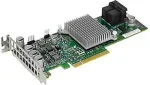 Super Micro Supermicro Add-on Card - Speichercontroller (RAID) - 8 Sender/Kanal - SATA 6Gb/s / SAS 12Gb/s Low Profile - 1,2GBps - RAID 0, 1, 1E - PCIe 3.0 - f&uuml;r SuperServer 6017R-NTF (AOC-S3008L-L8i)