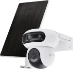 Ezviz Battery-Powered PT IP Camera with Solar Panel Kit | CS-HB90x/SP | 4+4 MP | 2.8mm/6mm | IP65 | H.264/H.265 | Micro SD, Max. 512 GB