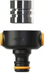 FISKARS 1027062 water hose fitting Hose connector Metal Black, Orange, Silver 1 pc(s)