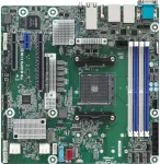 Emaplaat ASROCK X570D4U-2L2T/BCM motherboard AMD X570 Socket AM4 micro ATX