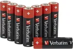 VERBATIM ALKALINE BATTERY AA 8 PACK (HANGCARD)