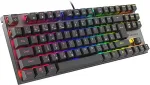 NONAME Klaviatuur Genesis gaming mechanical keyboard THOR 303/TKL/RGB/Outemu Red/Wired USB/ CZ- SK layout/Black