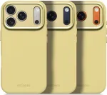 DECODED Silicone Backcover Apple iPhone 17 Pro Yuma Yellow mobile phone case 16 cm (6.3") Cover