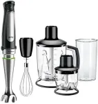 Braun MultiQuick 7 MQ 7045X 1.25 L Immersion blender 1000 W Black, Stainless steel