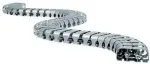 Bachmann KABELSCHLANGE Classic - Flexible Kabelleitung - Silber - 1 m