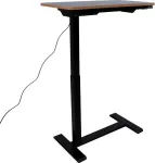 Home4you T&ouml;&ouml;laud ERGO 1-mootoriga 70x40xH65-103cm, must