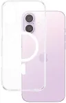 PANZERGLASS &reg; HardCase Transparent w. White MagSafe iPhone 16 Plus