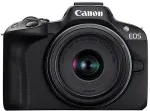 Fotokaamera Canon EOS R50, Black + RF-S 18-45 IS STM + RF-S 55-210mm F5-7.1 IS STM Kit