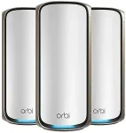 Netgear ORBI 970 MESH-WIFI-7-SET OF 3 QUAD-BAND-MESH WHITE