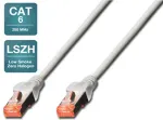 Digitus CAT 6 S/FTP Patchkabel, 10 St&uuml;ck, 0,25m, grau