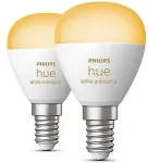 Philips by Signify Philips Hue White Ambiance E14 pirn 470lm, 2 tk pakendis