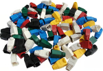 DATACOM Protection RJ45 with bubble RED (100 pcs)