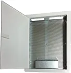 ALANTEC Enclosure / cabinet, multimedia 500x350x90, flush-mounted, perforated door, 1 x gn. electric, 14 x gn. Keystone