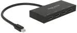 DeLOCK DisplayPort 1.2 Splitter 1 x mini DisplayPort in > 4 x DisplayPort out 4K