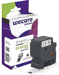 Armor WECARE tape compatible with DYMO S0720930,Black/White,24mm*7m