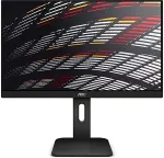 Monitor AOC X24P1 - LED- - 61 cm (24) - 1920 x 1200 Full HD - IPS - 300 cd/m&sup2;- 1000:1 - 4 ms - HDMI, DVI, DisplayPort, VGA - Lautsprecher