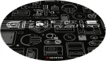 GENESIS protective mat TELLUR 300 GEAR 100CM