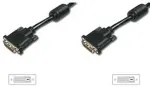 Digitus - DVI-Kabel - Dual Link - DVI-D (M) bis DVI-D (M) - 3 m - geformt - Schwarz