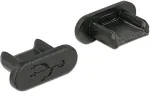 DELOCK Dust Cover for USB 2.0 Micro-B Female - Schutzumschlag - Schwarz