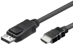 Alcasa Good Connections Kabel DP1.2-St.-HDMI1.4b-St. schwarz 1m