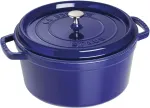 STAUB La Cocotte 28cm round, Dark Blue, Cast Iron