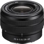 SONY FE 28-60mm f/4-5.6 objektiiv, must