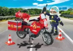 PLAYMOBIL ACTION HEROES Tulekahju mootorratas naftalekkega 71466
