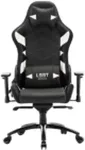 L33T GAMING Elite V4 - PU nahk - must-valge - 160369 | m&auml;nguritool