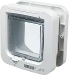 Segula Trixie kasside uks SureFlap 4-suunaline tuvastuss&uuml;steemiga, valge, 21x21 cm