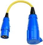 No name Adapter Cord 16A to 32A/250V CEE/CEE
