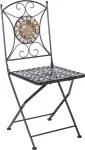 Home4you Tool MOSAIC 39x53xH90cm, must metall