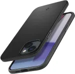 Spigen Kaitse&uuml;mbris Thin Fit, Apple iPhone 14 Plus, must, &otilde;huke,