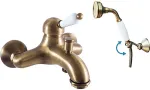 No name BATH LEVER MIXER + ACCESSOR L554.5/2SM
