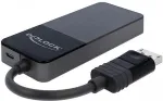 DELOCK DisplayPort Splitter 1.4 1x DisplayPort> 3x DisplayPort (black, 30cm)