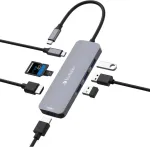 VERBATIM USB-jaam 32151 1x SD 1x USB-C PD 1x microSD 2x HDMI + 3x USB-A 3.2 Gen1 (32151)
