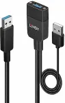 Lindy USB-kaabel 2x USB-A - USB-A 35 m Black (43357)