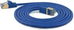 Wantec Patchkabel SSTP CAT7 Ste. CAT6a d=4mm 3,00m blau