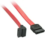Lindy - SATA-Kabel - Serial ATA 150/300/600 - SATA bis SATA gewinkelt - 50 cm - Rot
