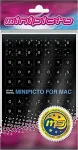 Kolm L&otilde;vi (Minipicto) Minipicto klaviatuurikleebis EST/RUS KB-MAC-EE-RU-BLK, must/valge/sinine