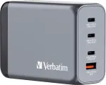 VERBATIM GNC-240 GaN Charger 4 Port 240W USB A/C (EU/UK/US)