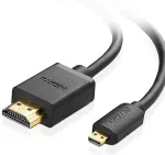Ugreen 30104 HDMI cable 3 m HDMI Type D (Micro) HDMI Type A (Standard) Black