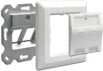 DeLOCK Keystone Anschlussdose 2 Port