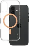 PANZERGLASS CARE&trade; by &reg; Urban Combat Case Transparent w. Peachy MagSafe iPhone 16