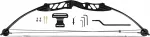 POE LANG Ek NEW PROTEX 29&rsquo; 55 LBS pulley bow (CO-047B-5529) Black